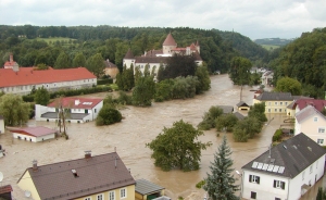 Überflutetes Dorf

